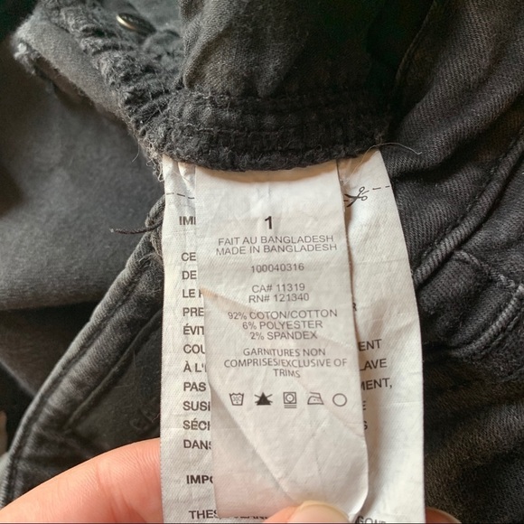 🔥Garage Distressed  Short MidRise Skinny Jeans 01 - Picture 10 of 10